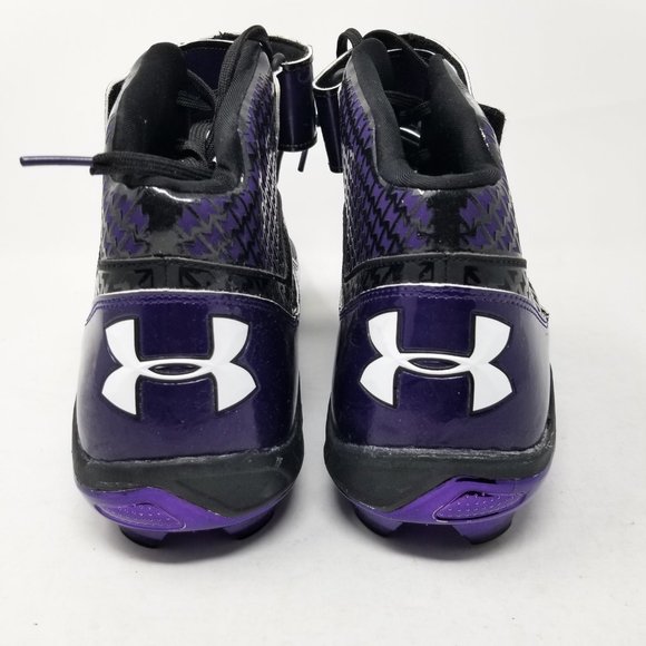 Under Armour Spine Nitro MC Football Cleats Purple - Picture 6 of 12